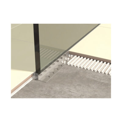 Dilatador Sombra En Aluminio 12,5 mm x 2,5 m - Plata Brillante