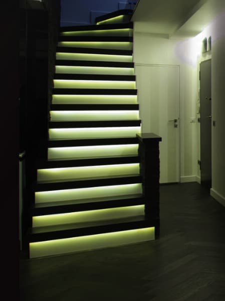 Guardaescobas con luz led