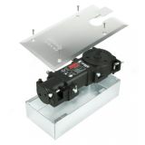 Bisagra hidráulica de piso para puerta de vidrio